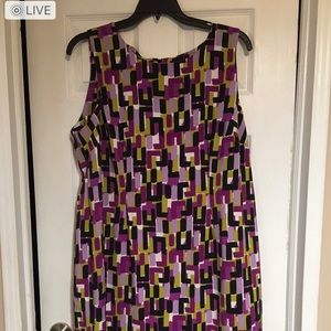 Multi colored flows dress